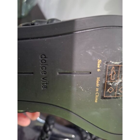 NWOB Doce Vita Iman Black Braided Slide Sandal/Sz. 6 - Picture 8 of 10